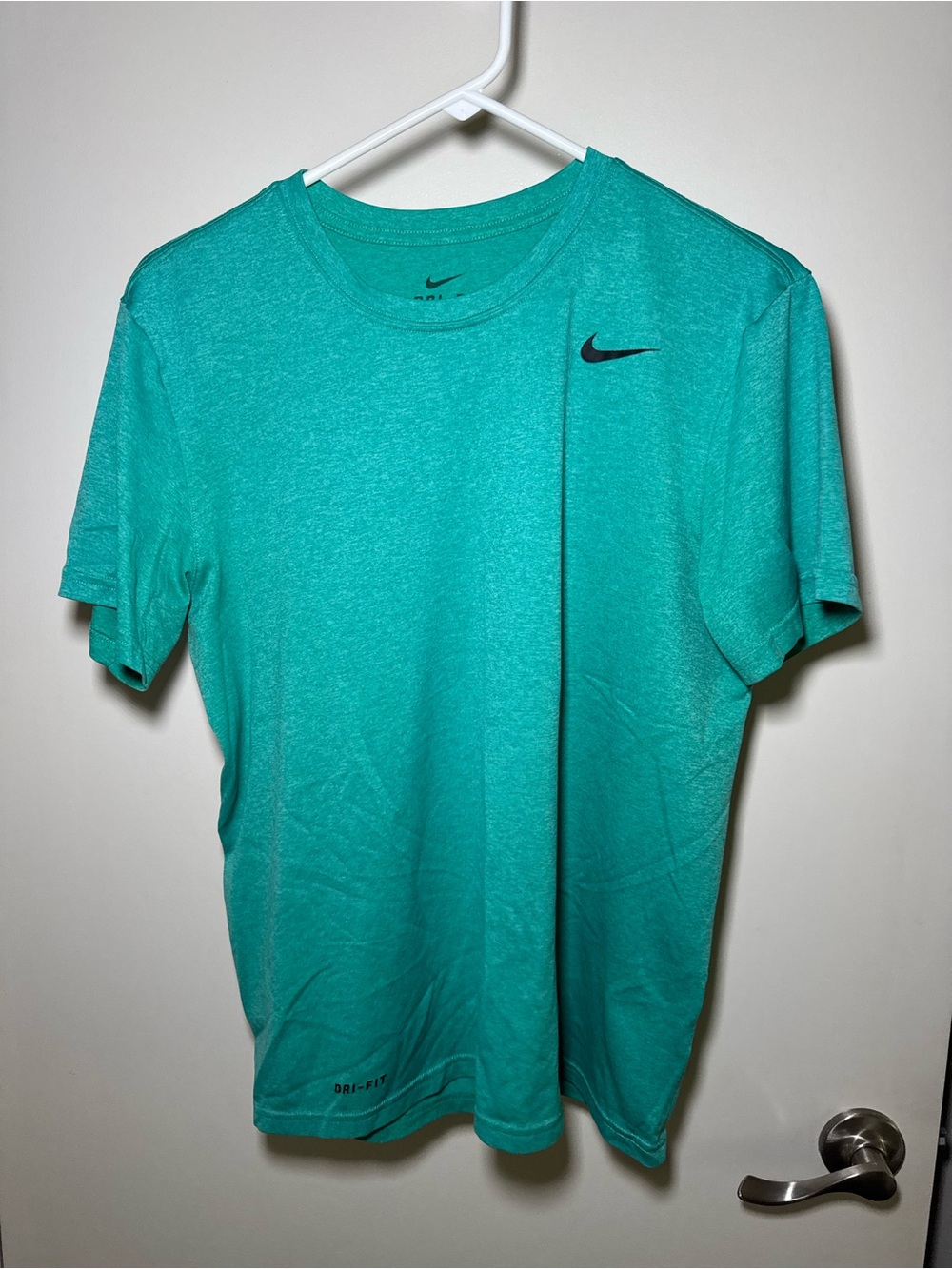 Nike Teal Short Sleeve Crew Neck Athletic Tee